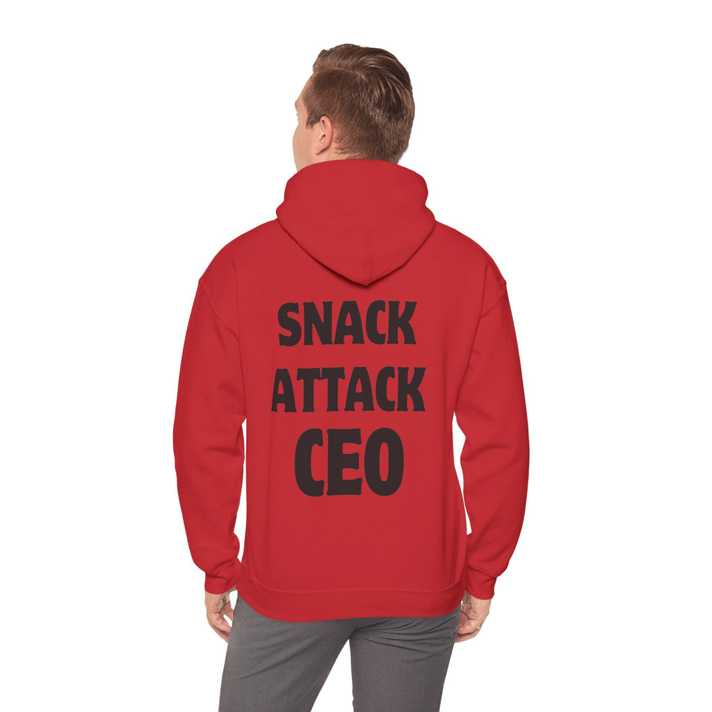 Snack Attack CEO Funny Graphic Hoodie