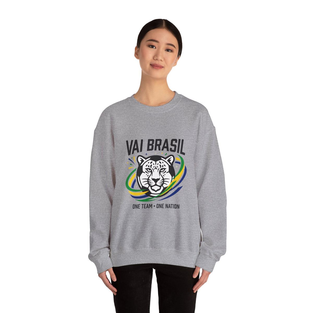Sweat-shirt avec tigre du football brésilien