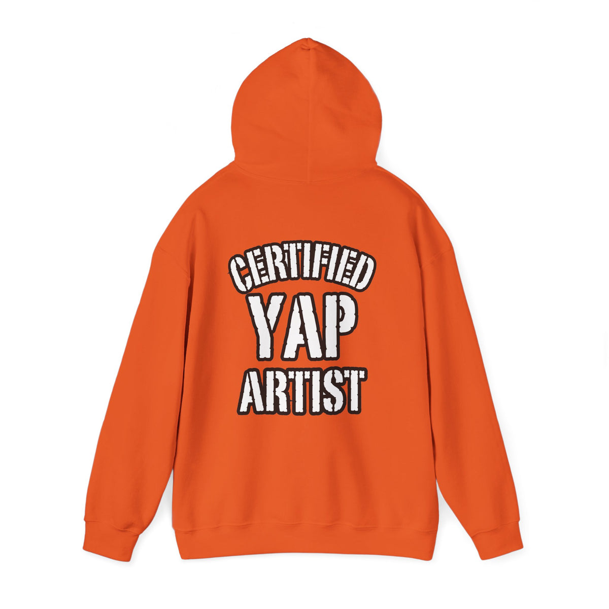 Certified Yap Artist Hoodie — Funny Graphic Hooded Sweatshirt