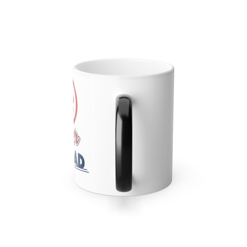 Color-Morph Mug – "Super Dad" Retro Pride Heat-Reveal Coffee Cup, 11oz