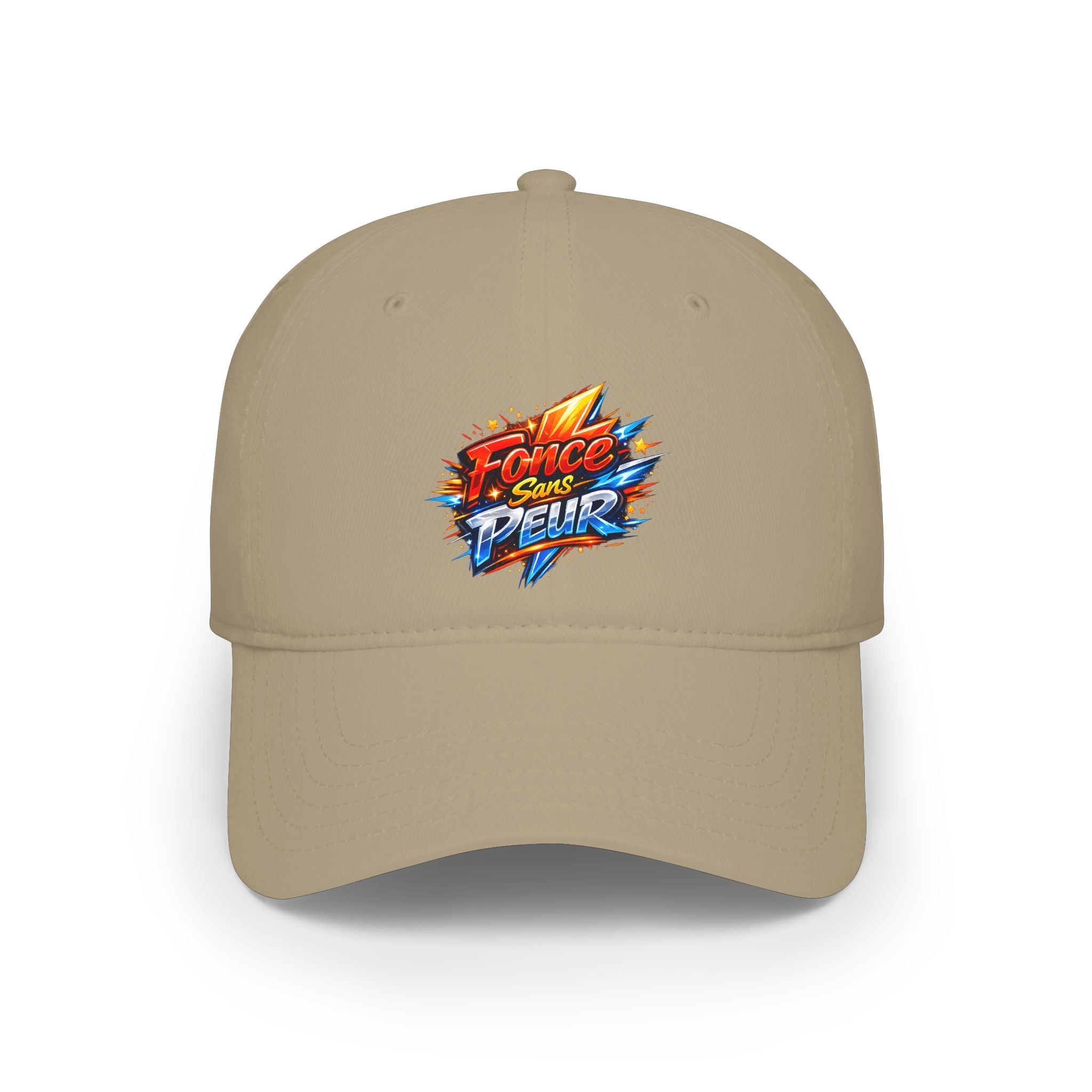 Baseball Cap - "Force Over Fleur" Retro Lightning Logo Embroidered Hat