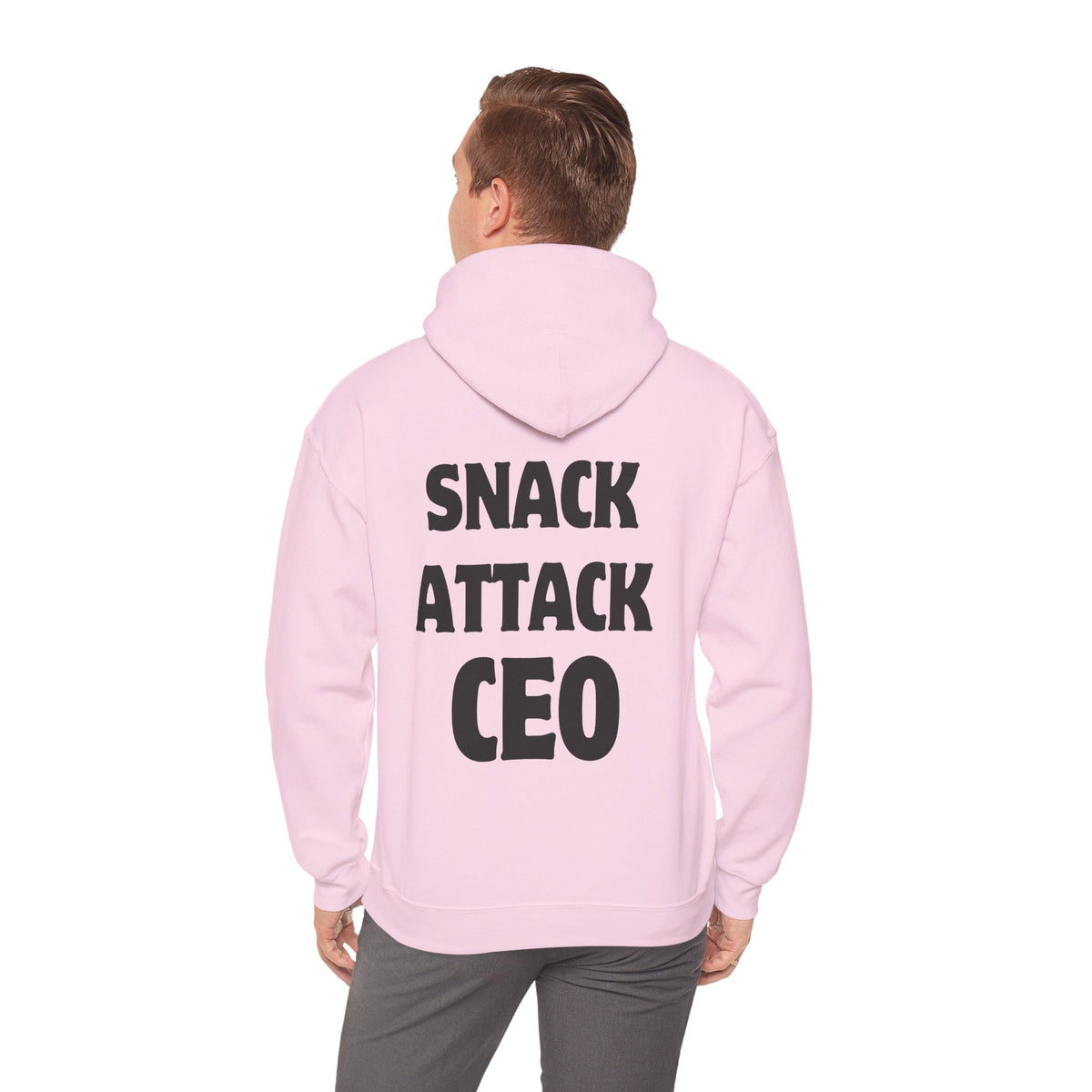 Snack Attack CEO Funny Graphic Hoodie