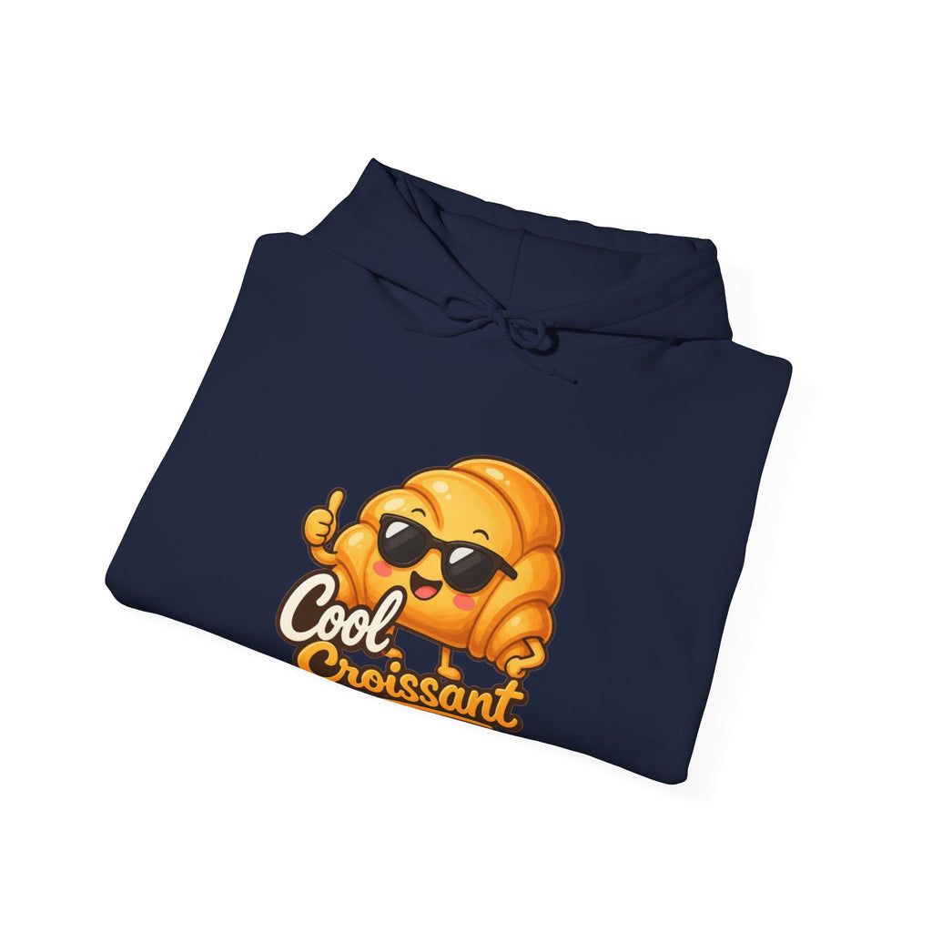 Cool Croissant Graphic Pullover Hoodie – Unisex