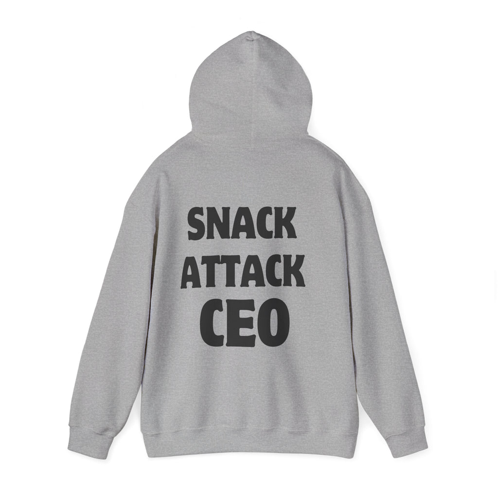 Snack Attack CEO Funny Graphic Hoodie