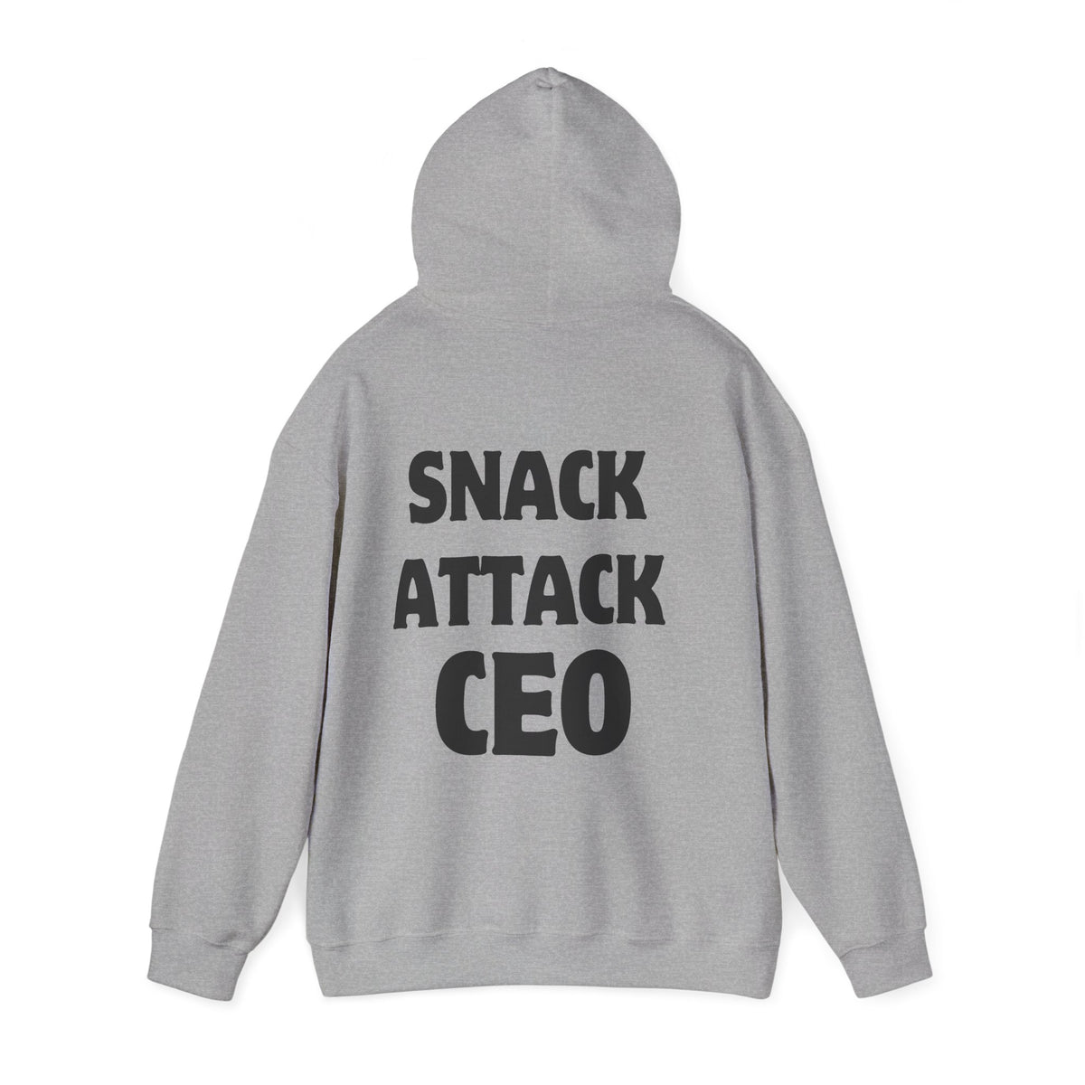 Snack Attack CEO Funny Graphic Hoodie