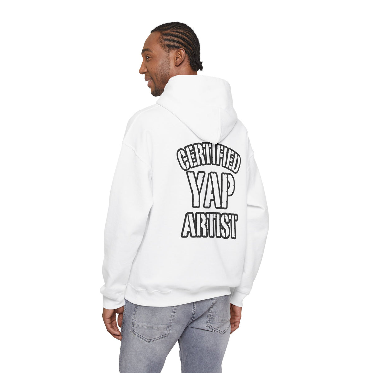 Certified Yap Artist Hoodie — Funny Graphic Hooded Sweatshirt