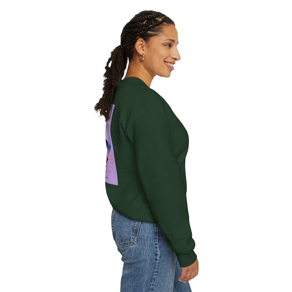 Keep Going Mountain Graphic Crewneck Sweatshirt