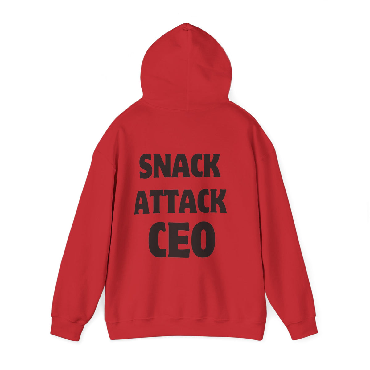Snack Attack CEO Funny Graphic Hoodie