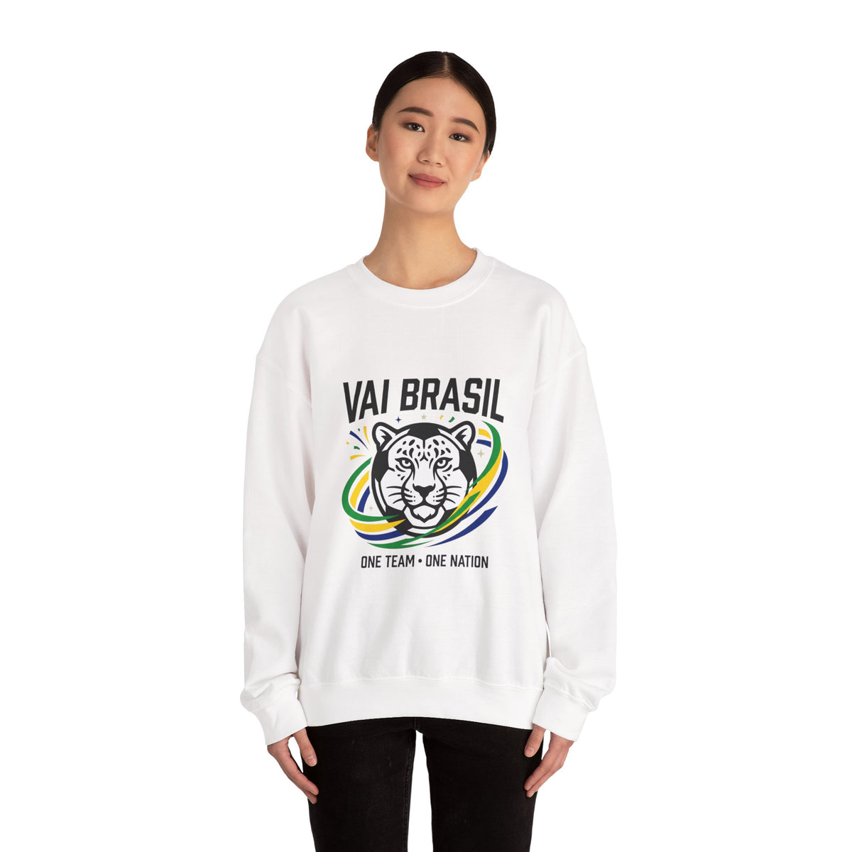Sweat-shirt avec tigre du football brésilien