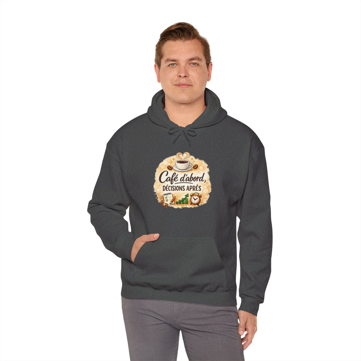 Café d’abord, décisions après – Coffee Lover Hoodie