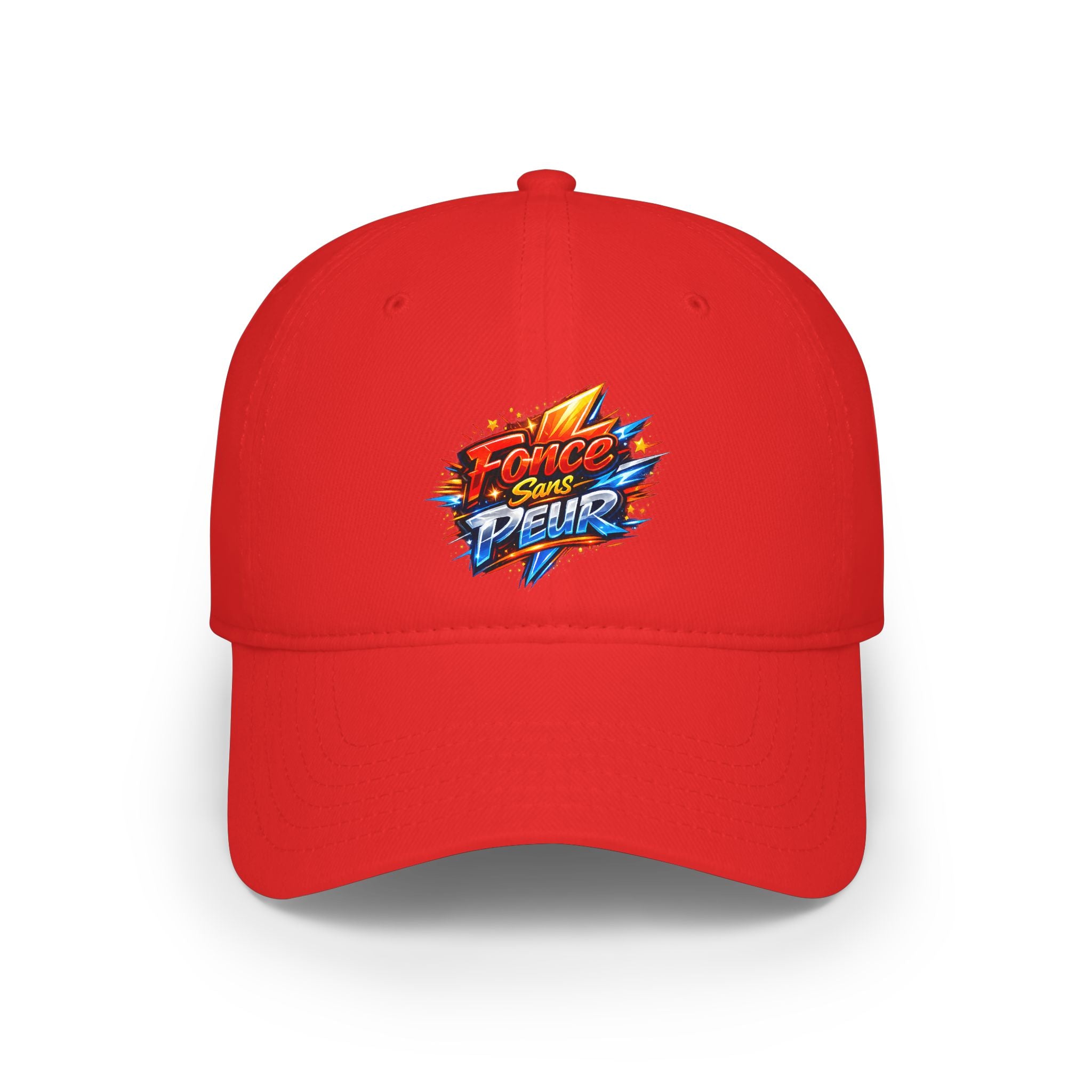 Baseball Cap - "Force Over Fleur" Retro Lightning Logo Embroidered Hat