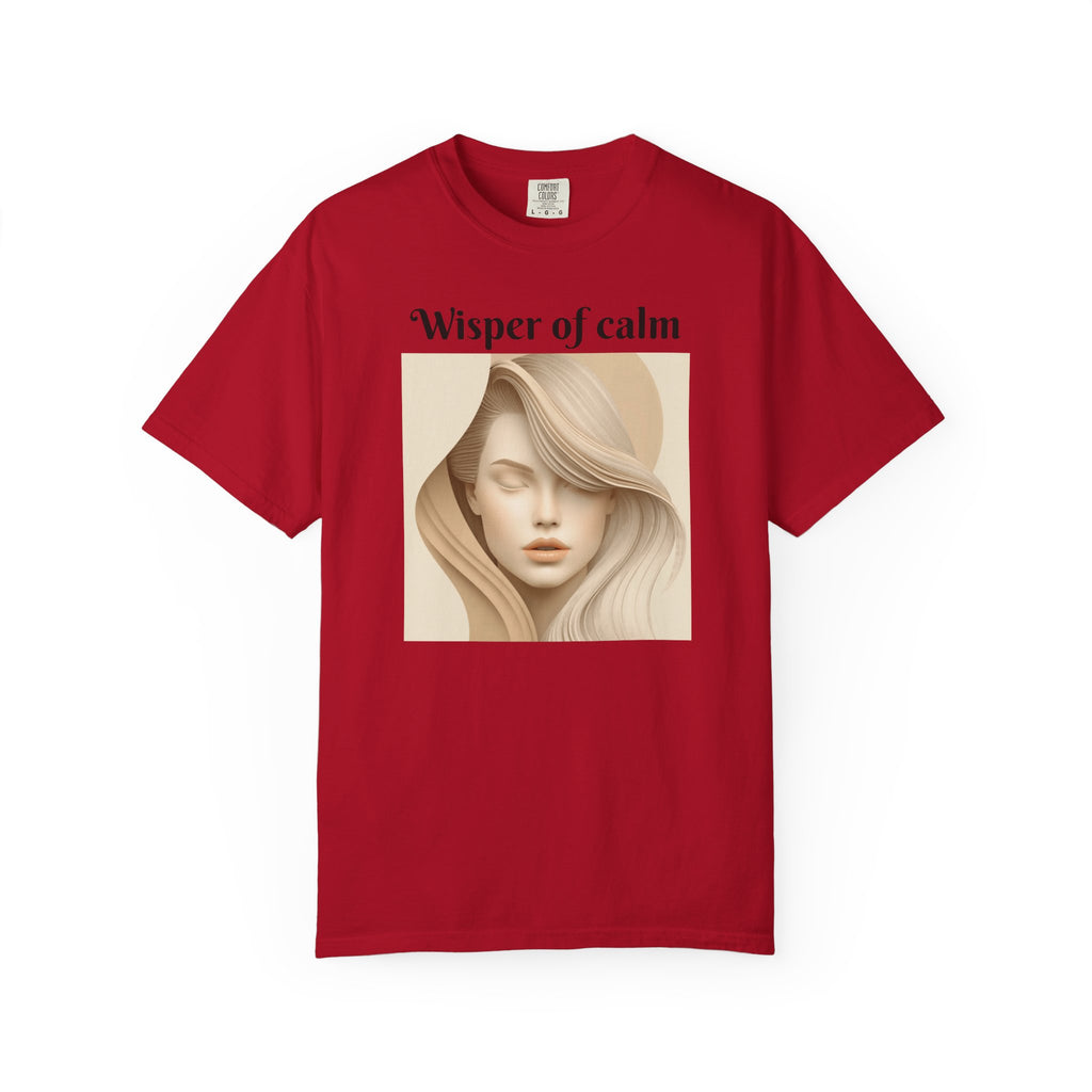 Whisper of Calm T-Shirt — Serene Portrait Graphic Tee