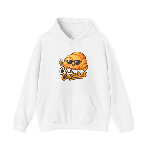 Cool Croissant Graphic Pullover Hoodie – Unisex