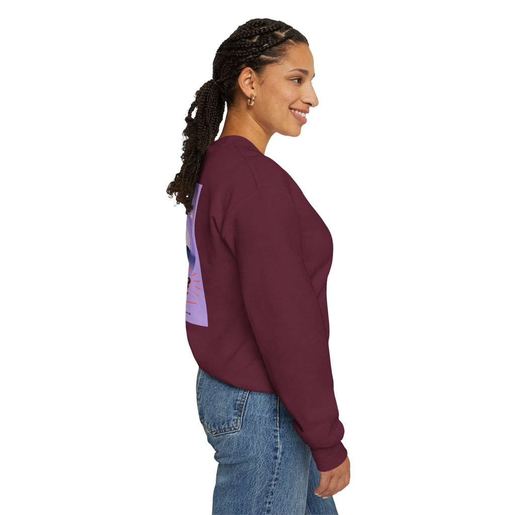 Keep Going Mountain Graphic Crewneck Sweatshirt