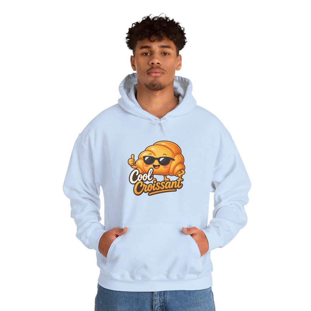 Cool Croissant Graphic Pullover Hoodie – Unisex
