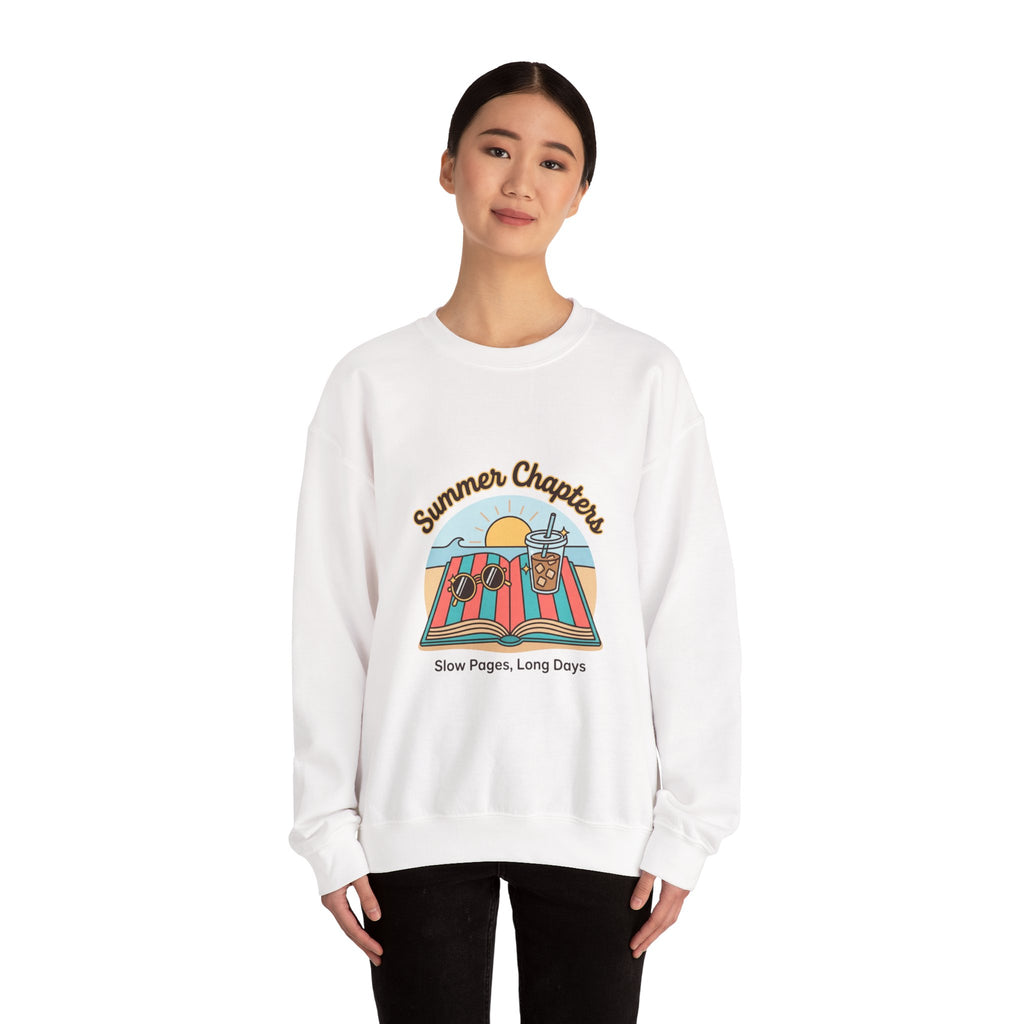 Summer Chapters Crewneck Sweatshirt | summer aesthetic, retro coastal vibes