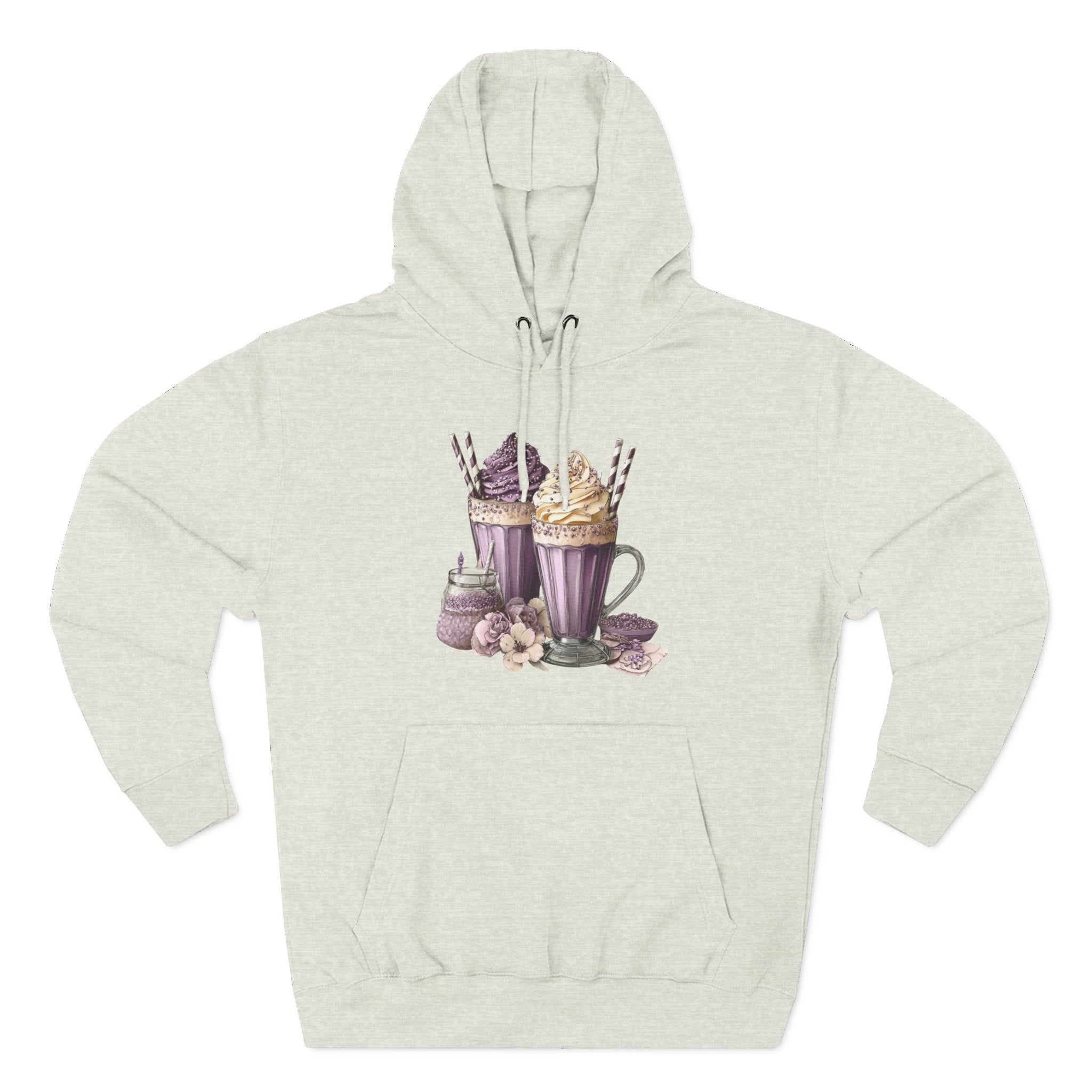 Hot Cocoa & Marshmallow Hoodie — Cozy Dessert Drink Graphic Hoodie