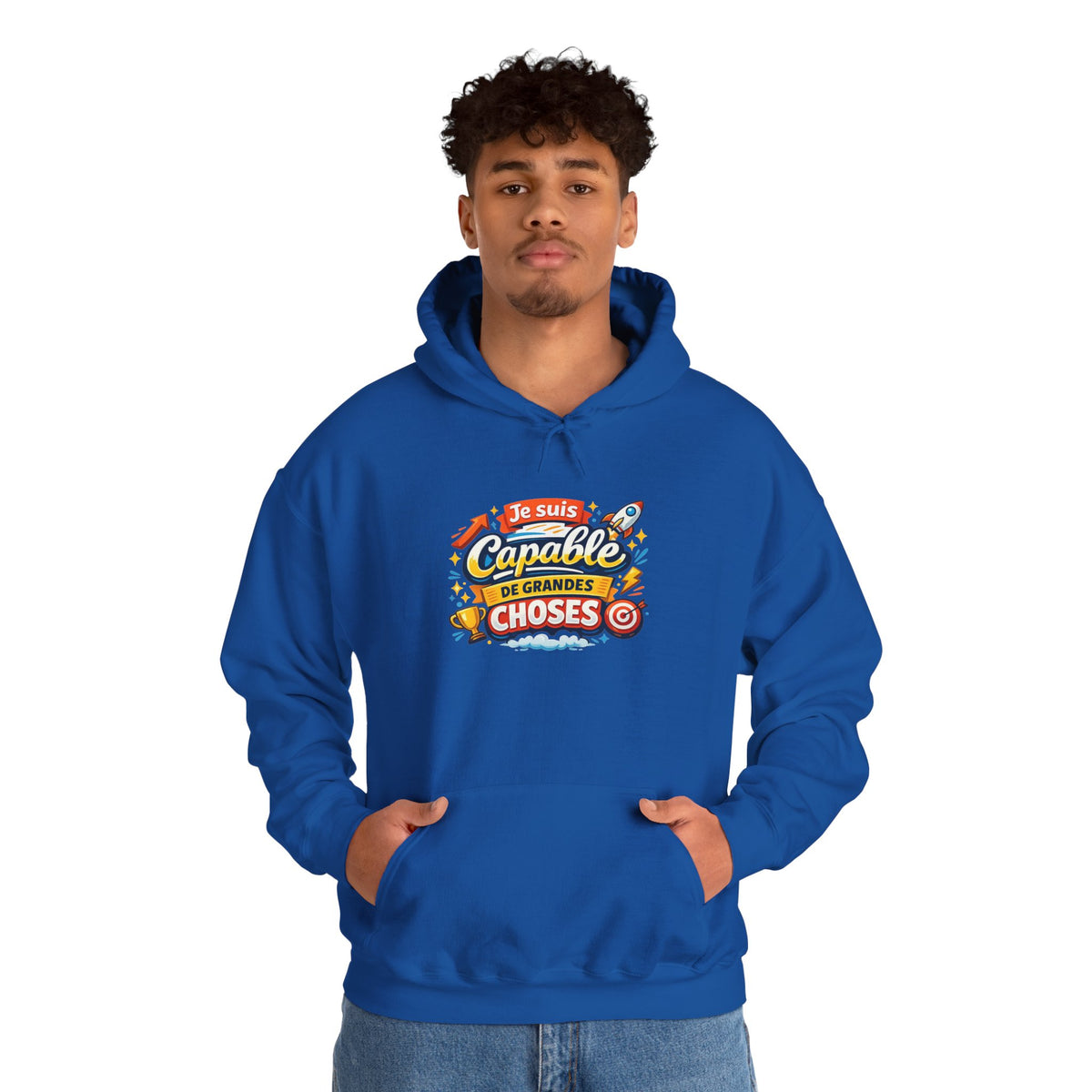 Je Suis Capable de Grandes Choses – French Quote Hoodie