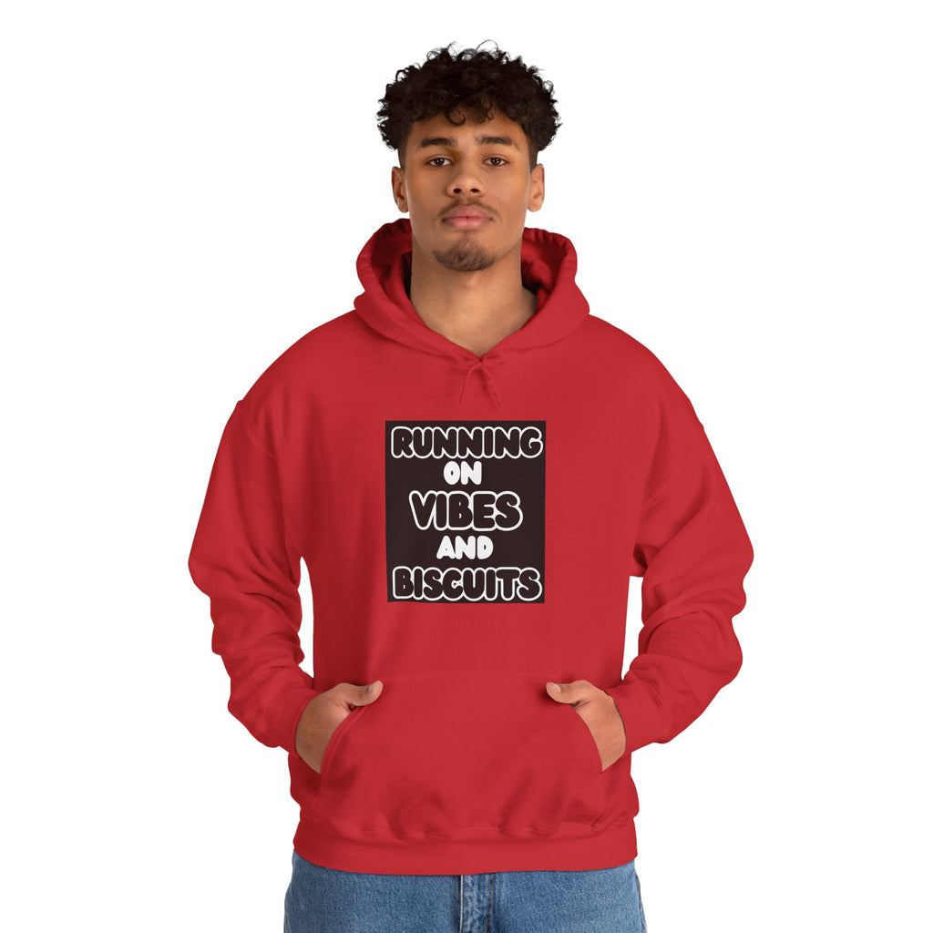 Running On Vibes And Biscuits Graphic Hoodie