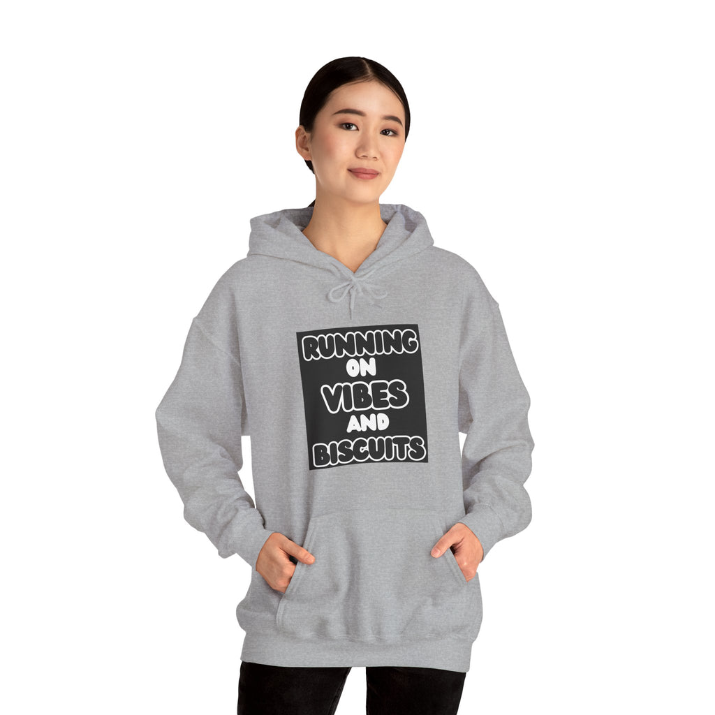 Running On Vibes And Biscuits Graphic Hoodie