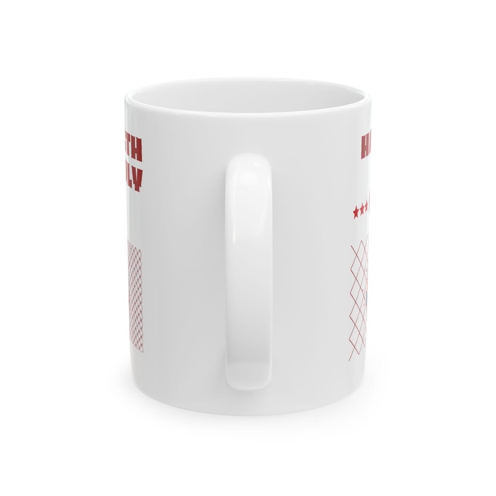 Happy 4th of July Ceramic Mug — Patriotic Fireworks Coffee Cup (11oz & 15oz)