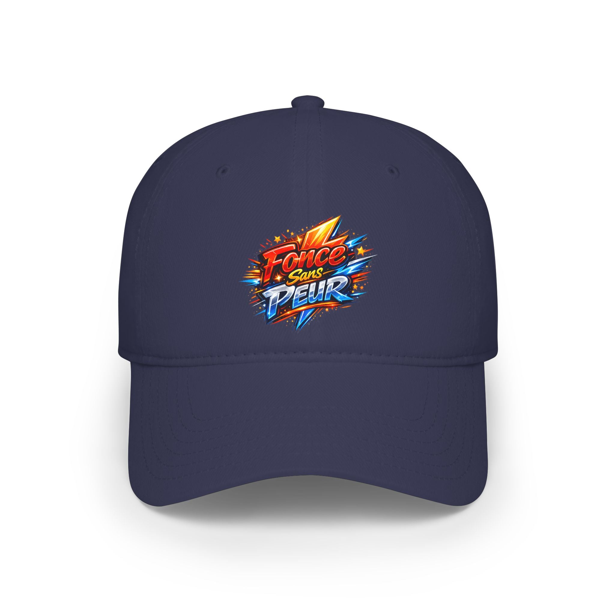 Baseball Cap - "Force Over Fleur" Retro Lightning Logo Embroidered Hat
