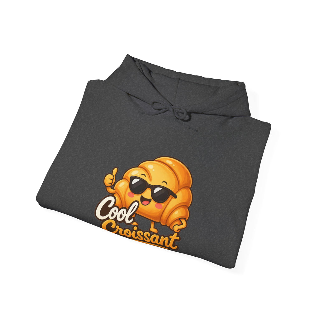 Cool Croissant Graphic Pullover Hoodie – Unisex