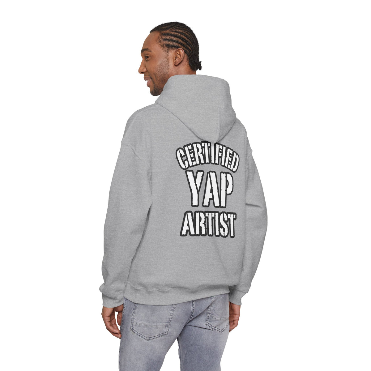 Certified Yap Artist Hoodie — Funny Graphic Hooded Sweatshirt