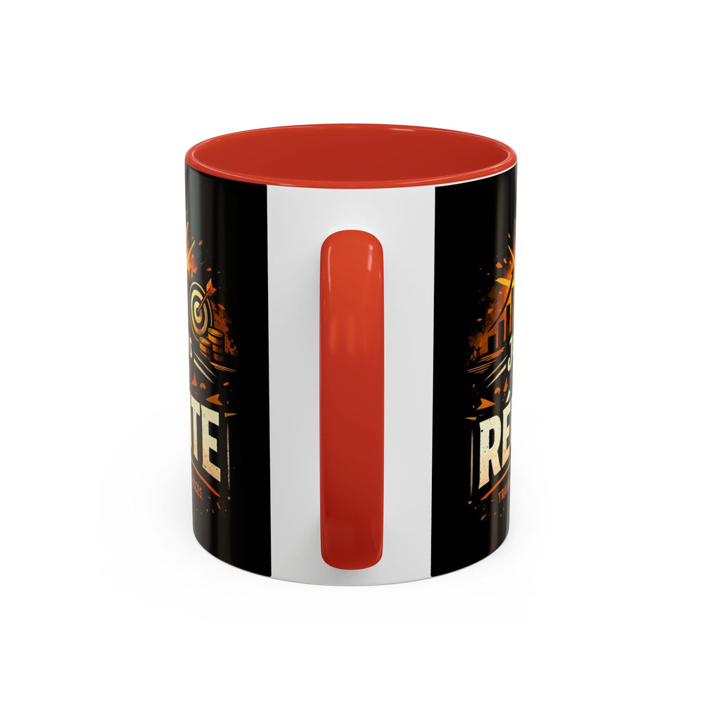 Motivational Coffee Mug — "Je Construis Ma Réussite" French Success Quote