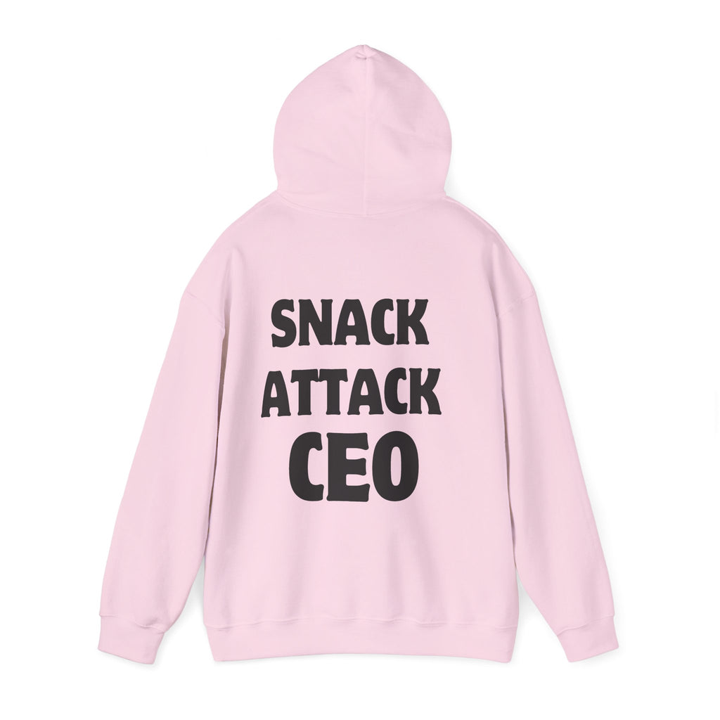 Snack Attack CEO Funny Graphic Hoodie