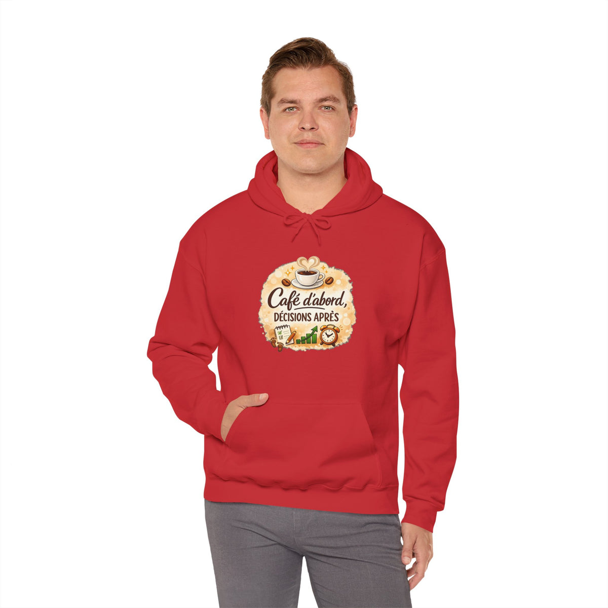 Café d’abord, décisions après – Coffee Lover Hoodie