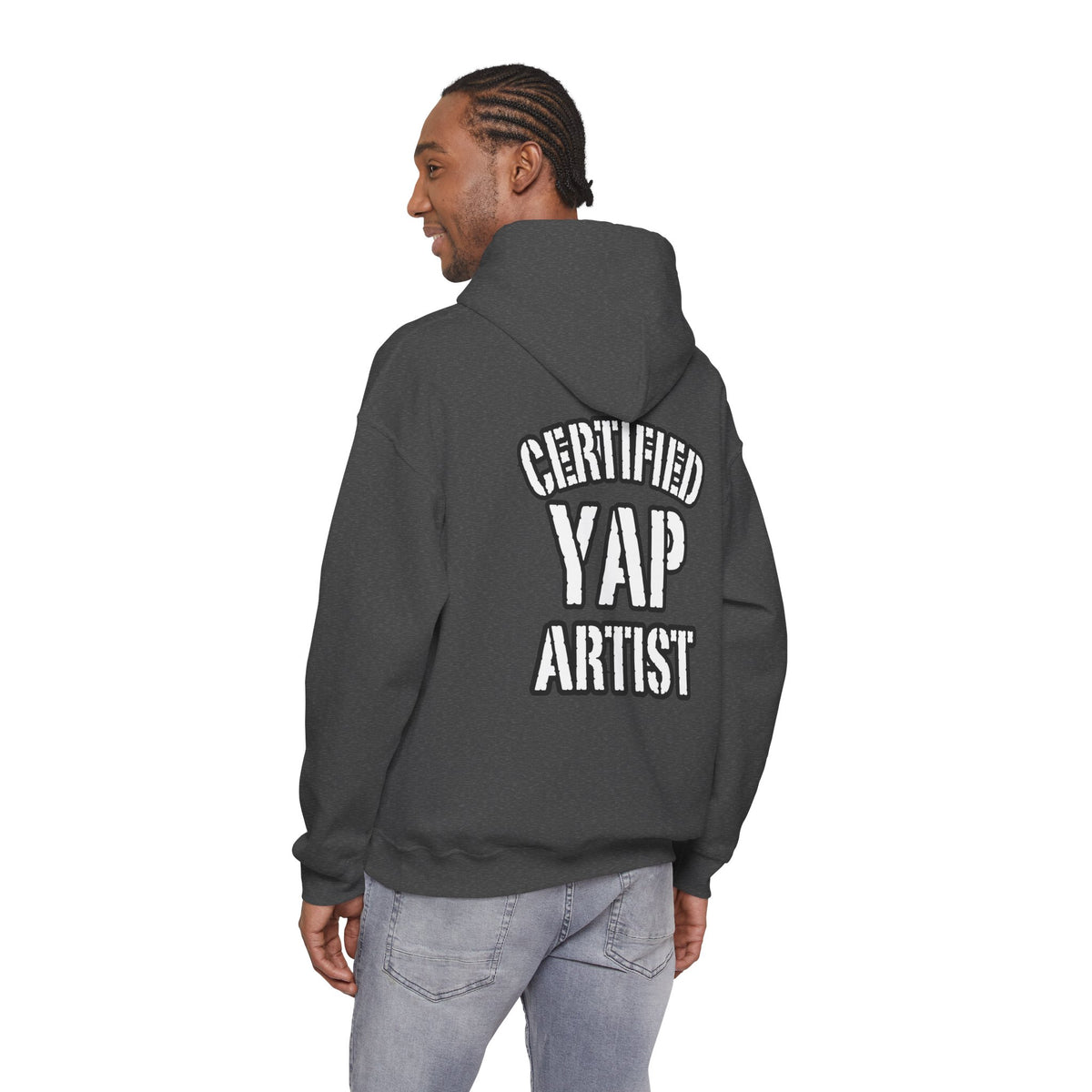 Certified Yap Artist Hoodie — Funny Graphic Hooded Sweatshirt