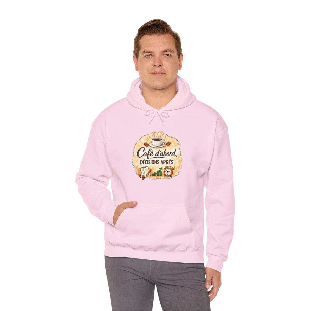 Café d’abord, décisions après – Coffee Lover Hoodie