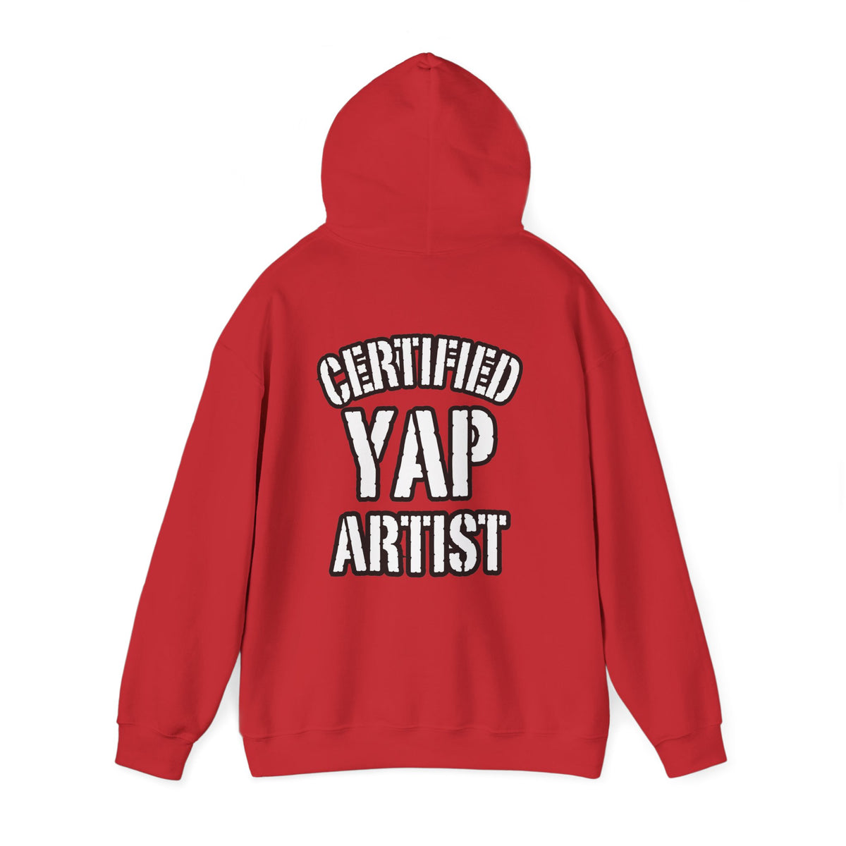 Certified Yap Artist Hoodie — Funny Graphic Hooded Sweatshirt