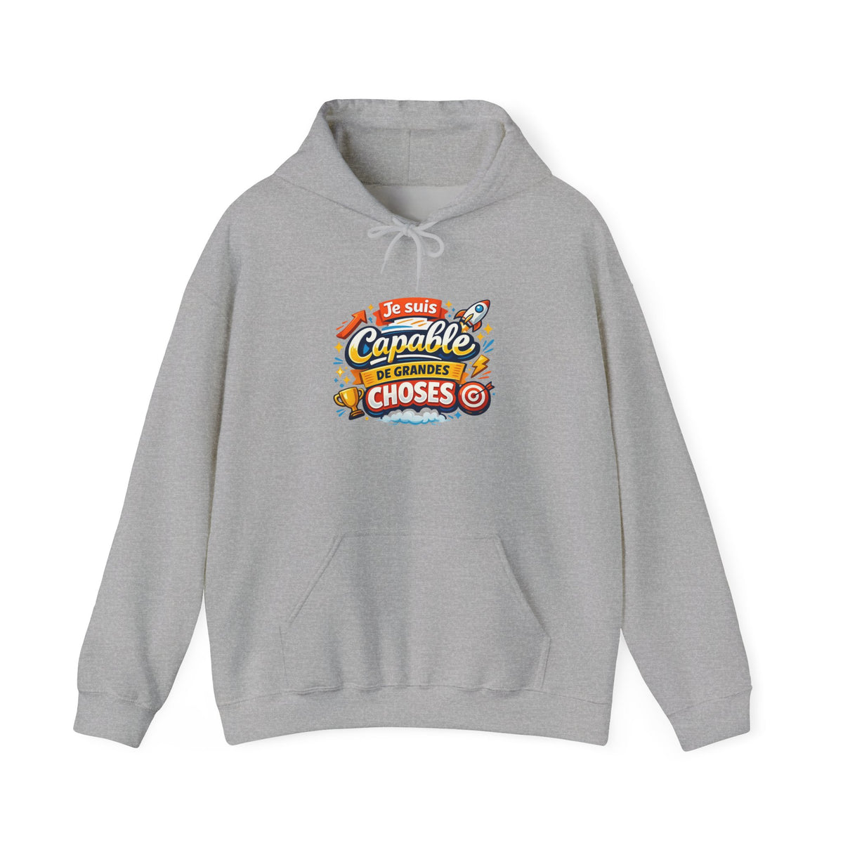 Je Suis Capable de Grandes Choses – French Quote Hoodie