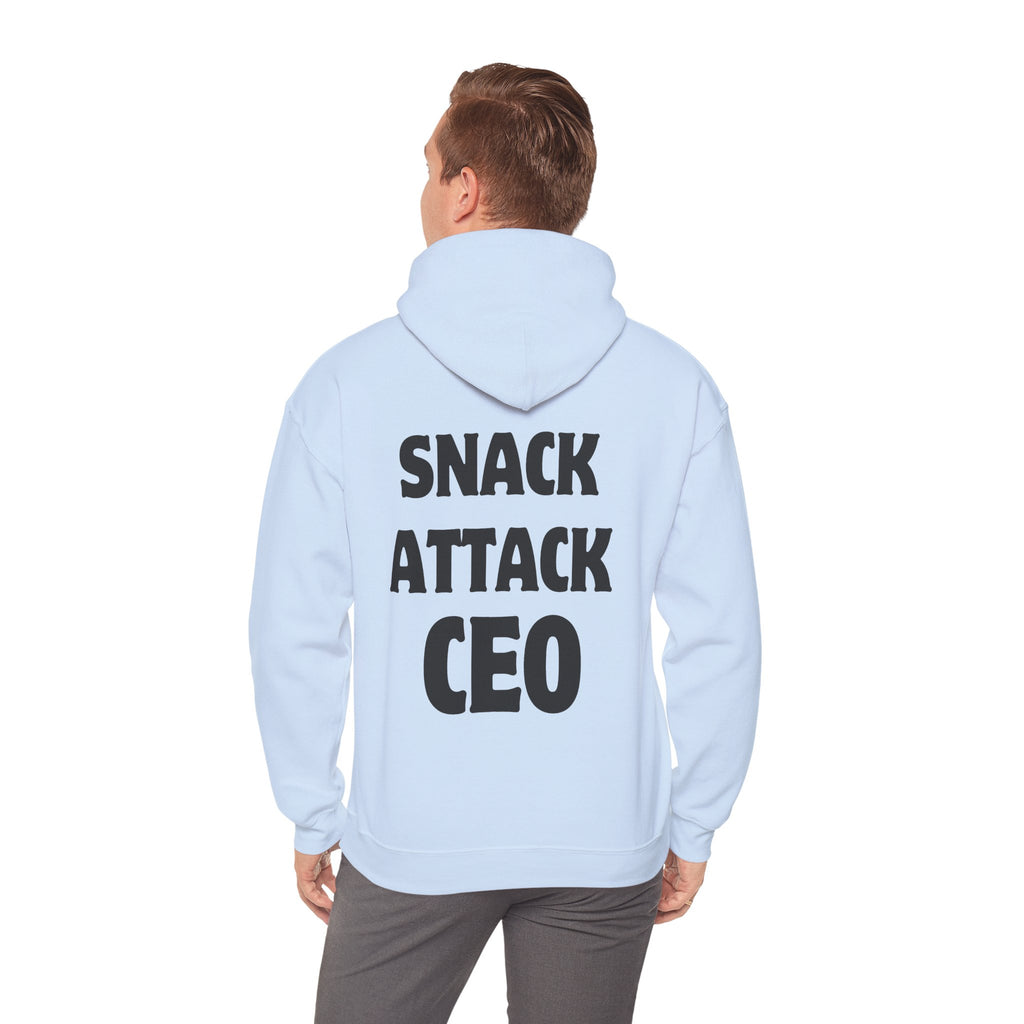 Snack Attack CEO Funny Graphic Hoodie