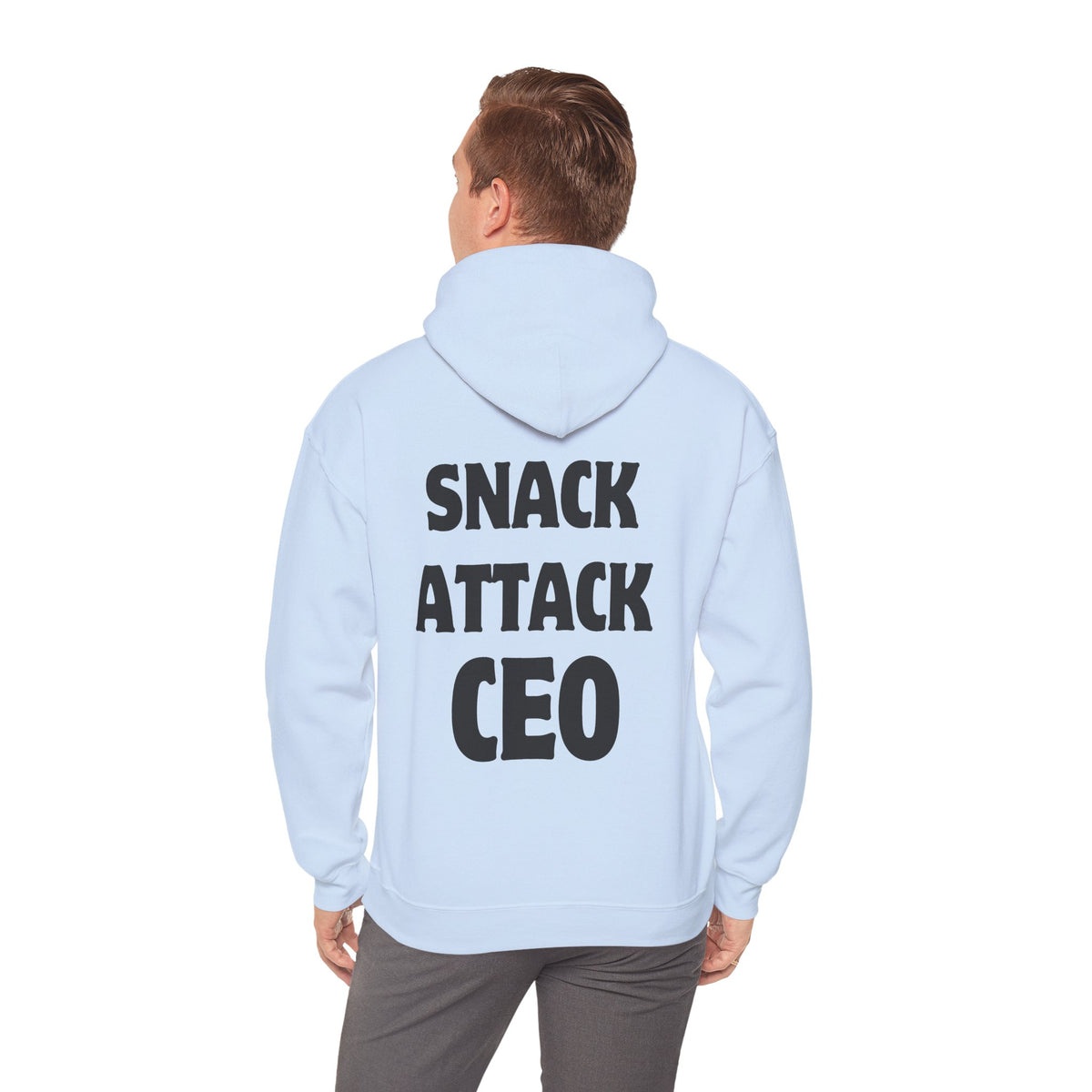 Snack Attack CEO Funny Graphic Hoodie