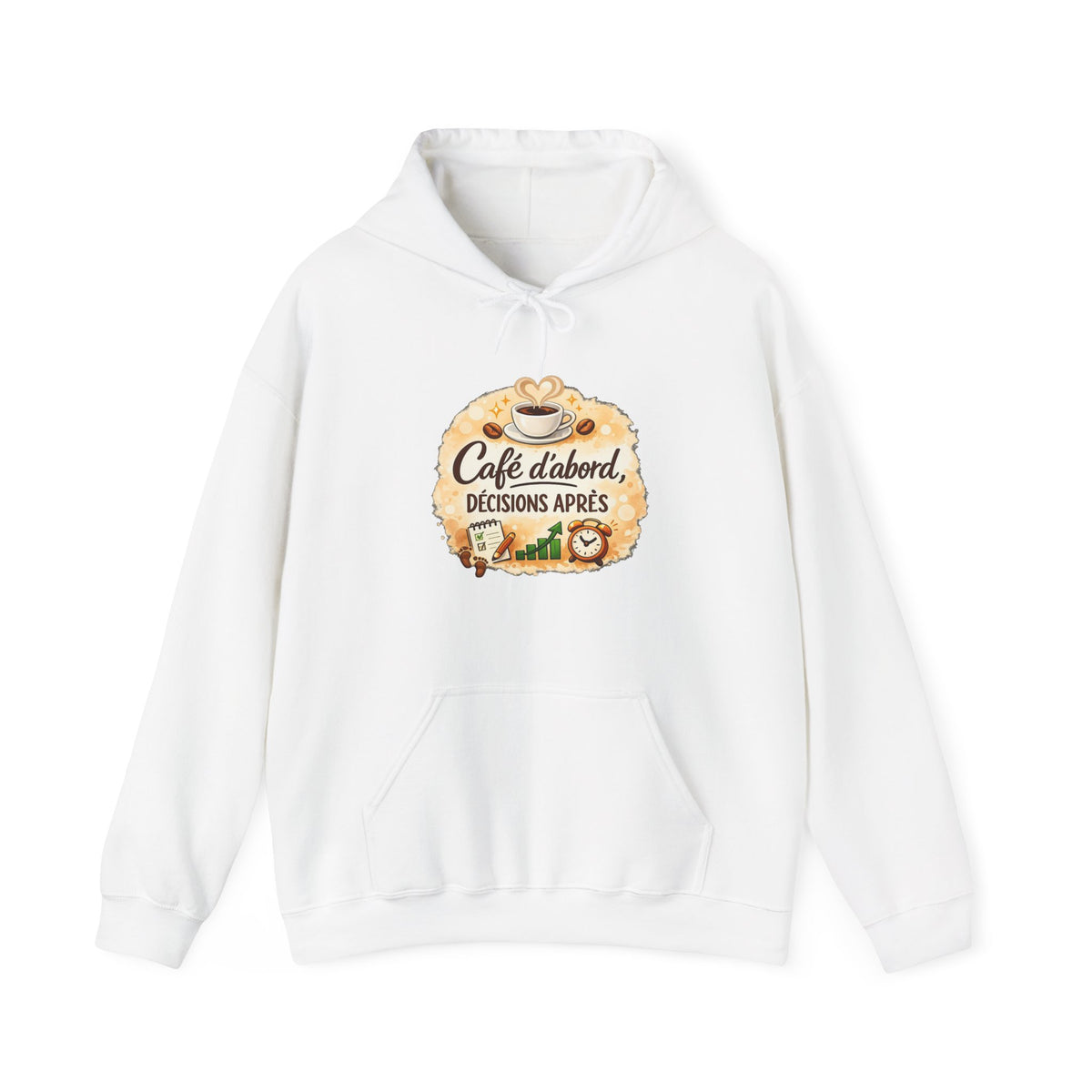 Café d’abord, décisions après – Coffee Lover Hoodie