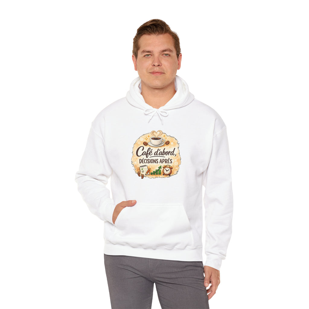 Café d’abord, décisions après – Coffee Lover Hoodie