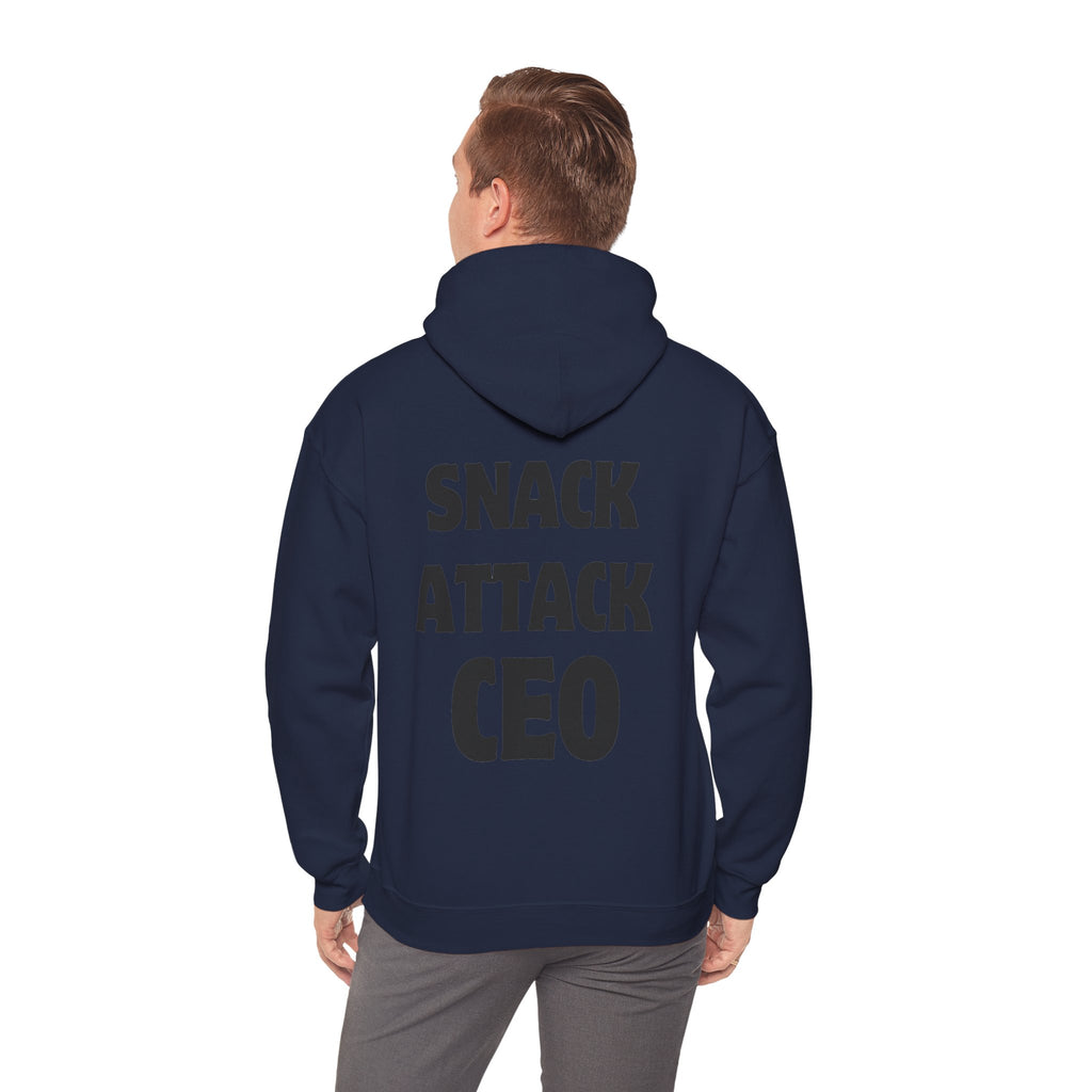 Snack Attack CEO Funny Graphic Hoodie