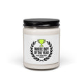 White Boy of the Year Candle | Soy Candle, Minimal Meme, Black on White