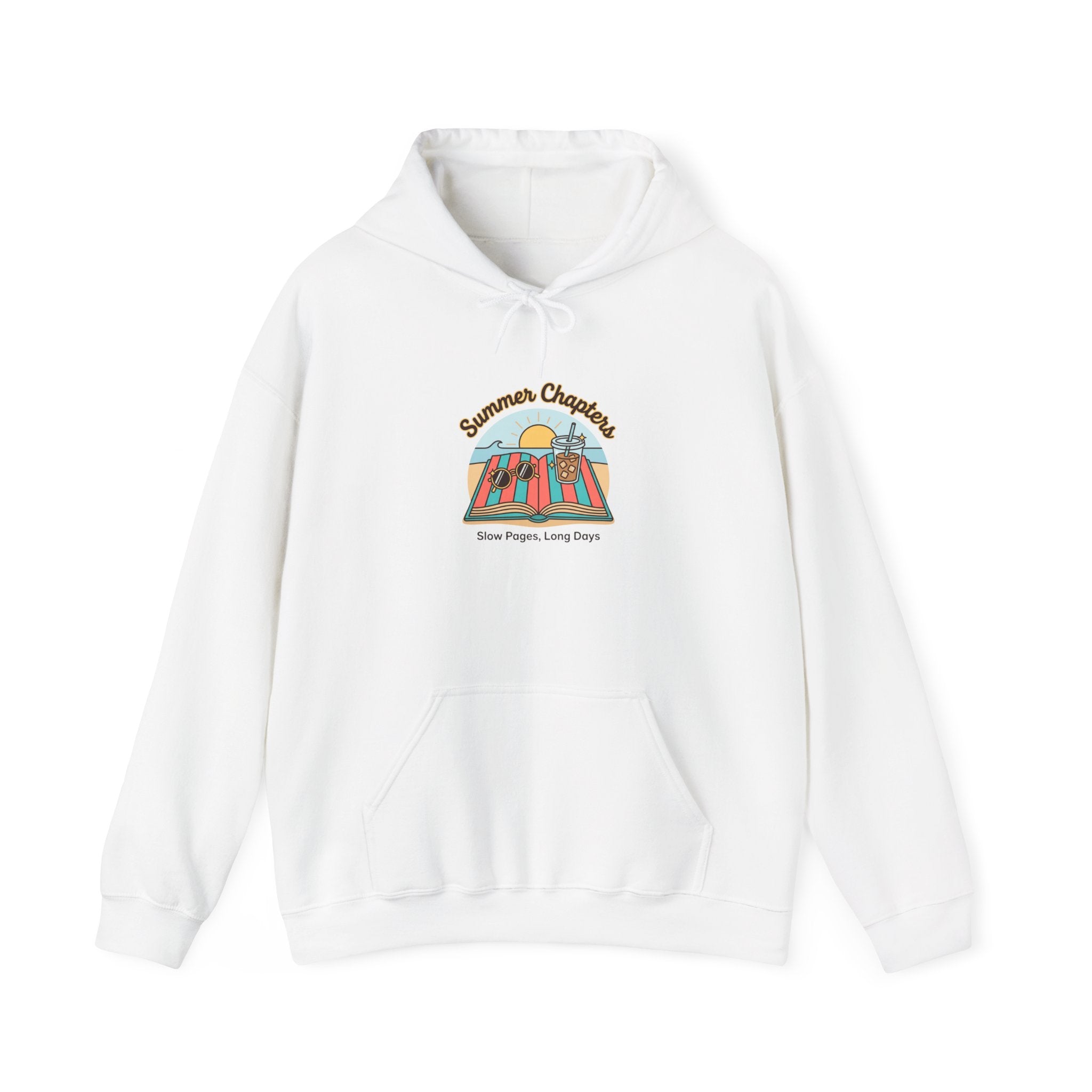 Sunny Retro Beachscape Hoodie | summer aesthetic, coastal vibes