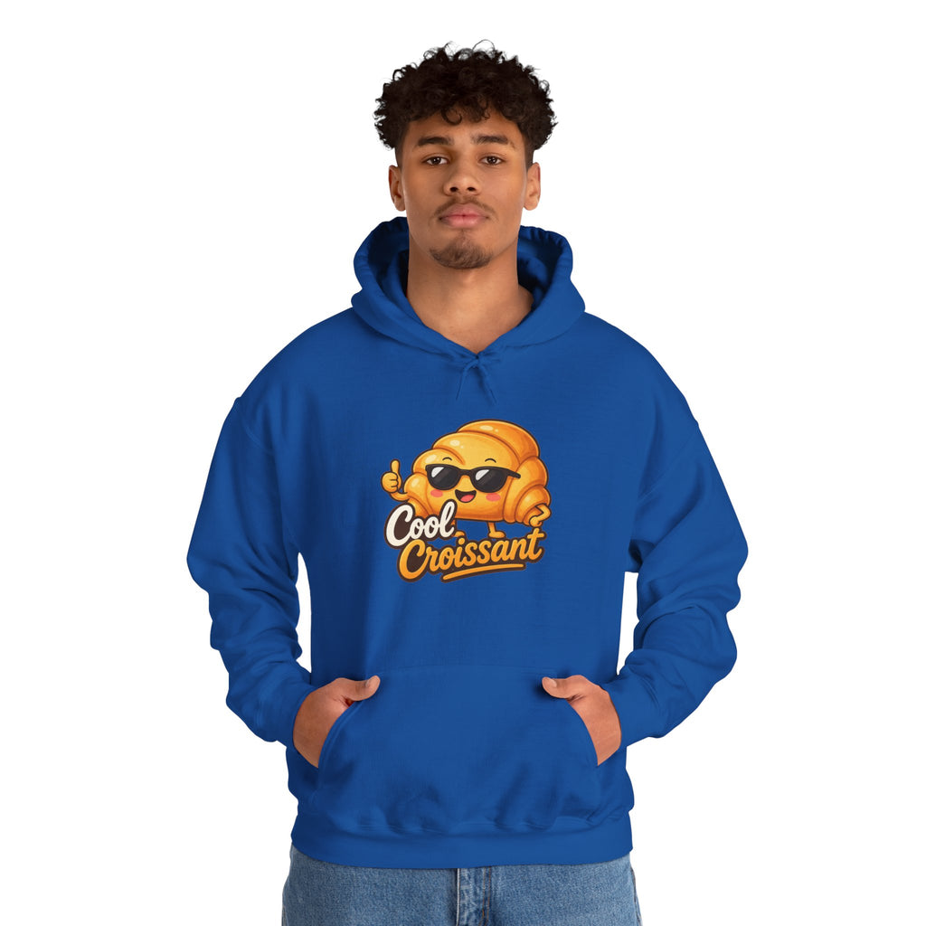 Cool Croissant Graphic Pullover Hoodie – Unisex