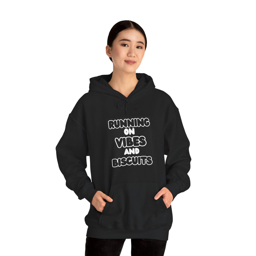 Running On Vibes And Biscuits Graphic Hoodie