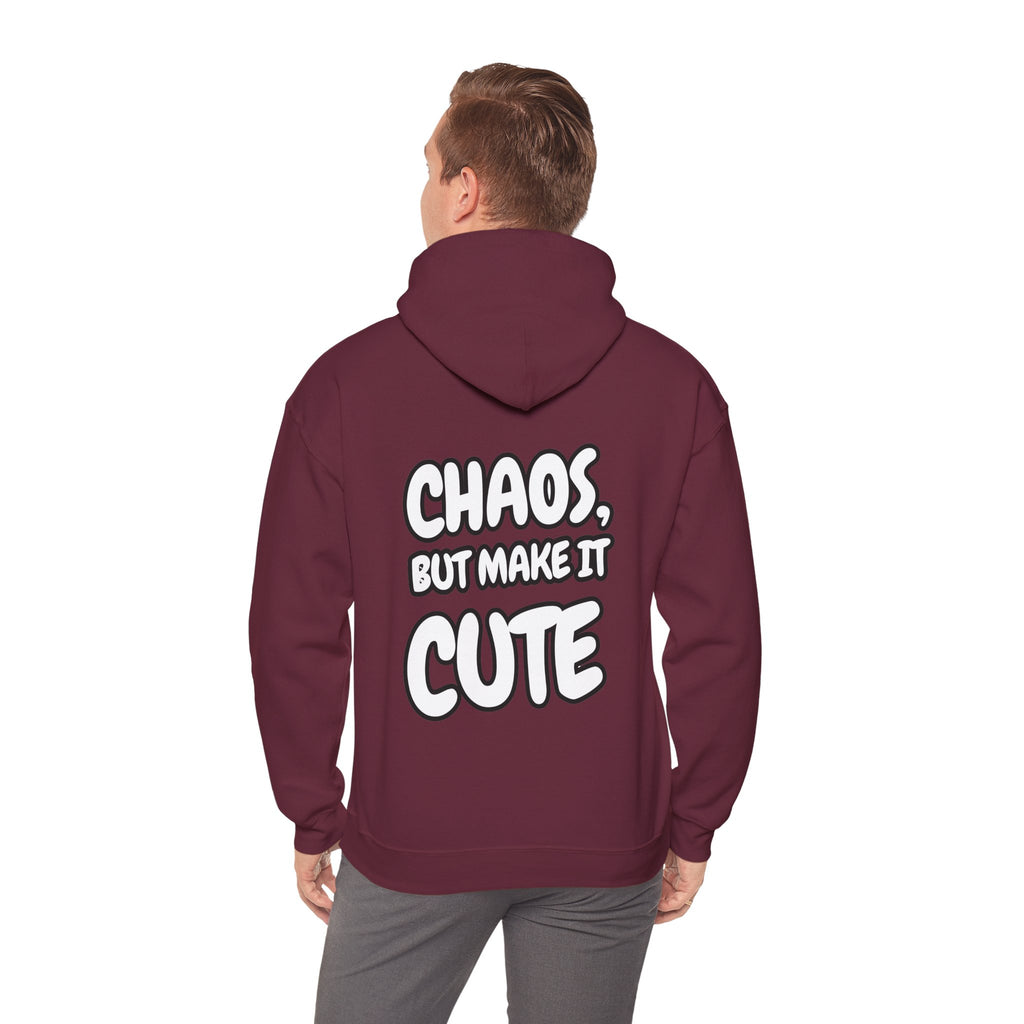 Chaos But Make It Cute Graphic Hoodie