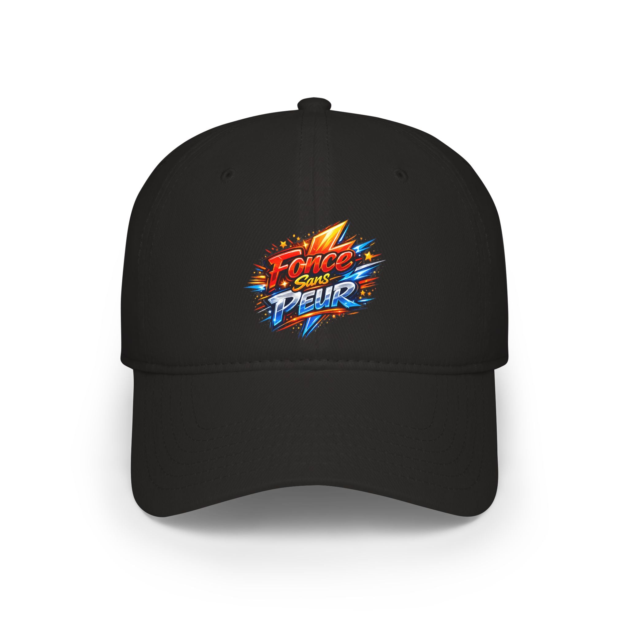 Baseball Cap - "Force Over Fleur" Retro Lightning Logo Embroidered Hat