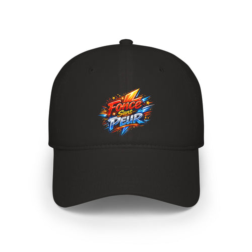 Baseball Cap - "Force Over Fleur" Retro Lightning Logo Embroidered Hat