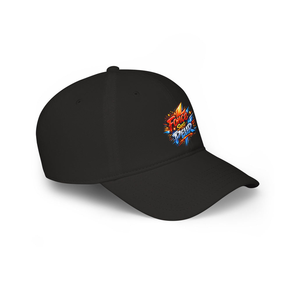 Baseball Cap - "Force Over Fleur" Retro Lightning Logo Embroidered Hat