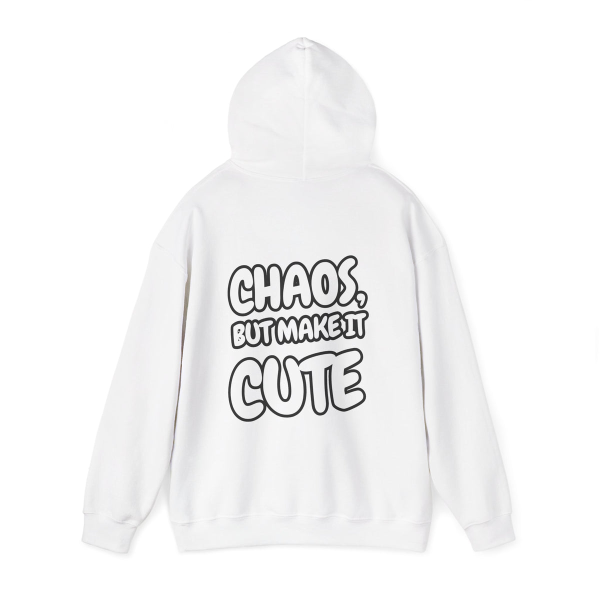 Chaos But Make It Cute Graphic Hoodie