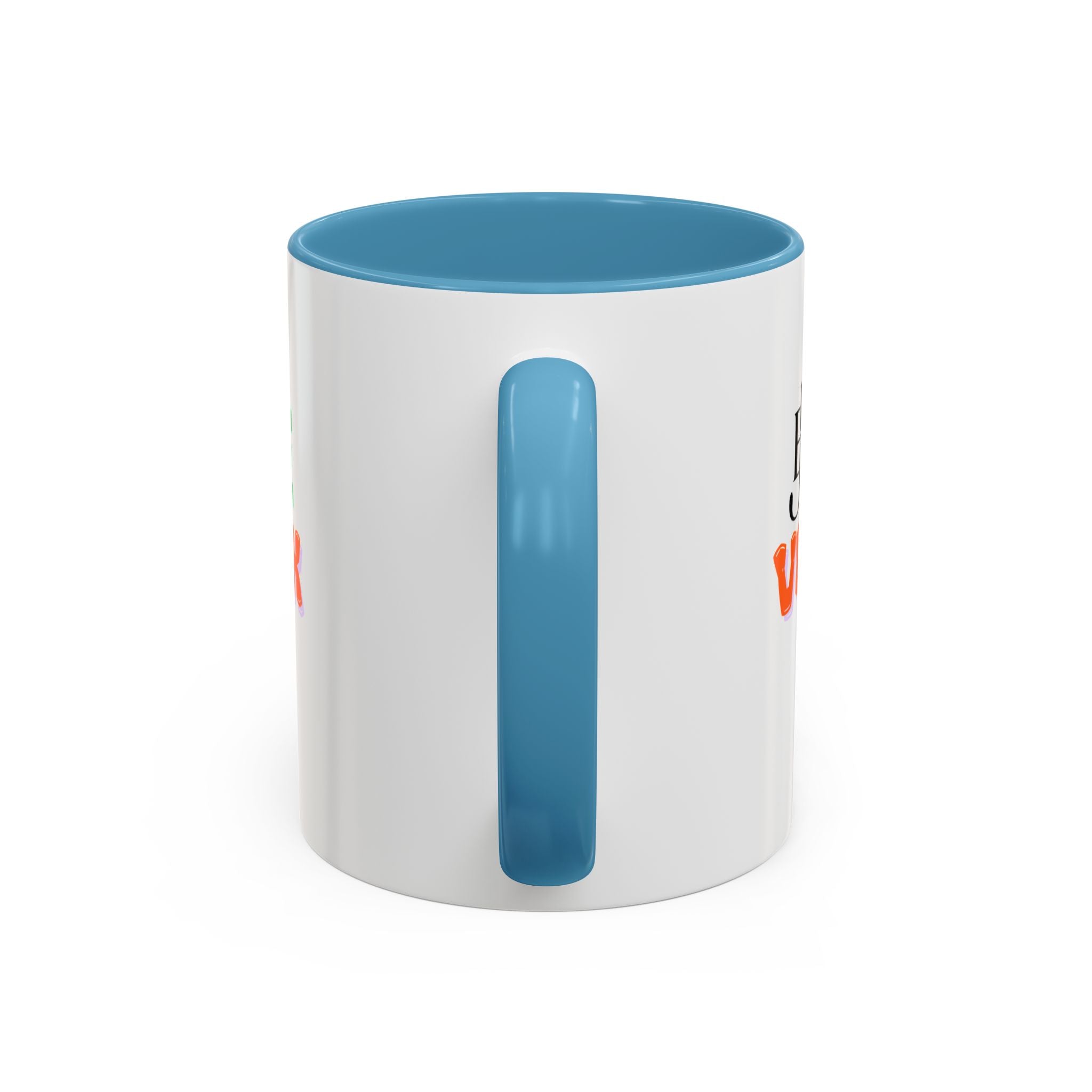 French Phrase Accent Mug — "Je Te Veux" Colorful Ceramic Coffee Mug (11/15oz)